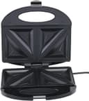 BLACK&amp;DECKER Black+Decker 600W 2 Slice Non Stick Sandwich Maker Black  TS1000 B5 2 Years Warranty