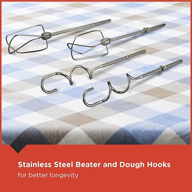 خلاط يدوي 5 سرعات 300 واط Black+Decker Hand Mixer