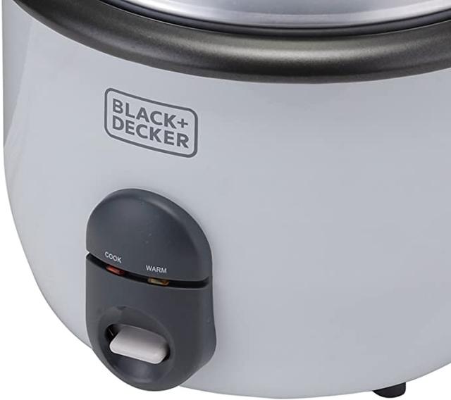 قدر ضغط 1.8 لتر Black+Decker 2-in-1 Non-Stick Rice Cooker with Steamer