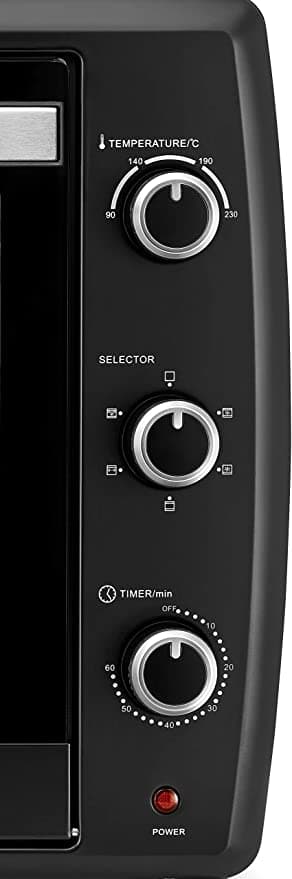 فرن كهربائي 70 لتر بلاك اند ديكر دبل جلاس 2200 واط Black+Decker Double Glass Multifunction Toaster Oven with Rotisserie