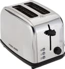 BLACK&amp;DECKER Black+Decker 2 Slice Cool Touch Bread Toaster White  ET222 B5 2 Year Warranty