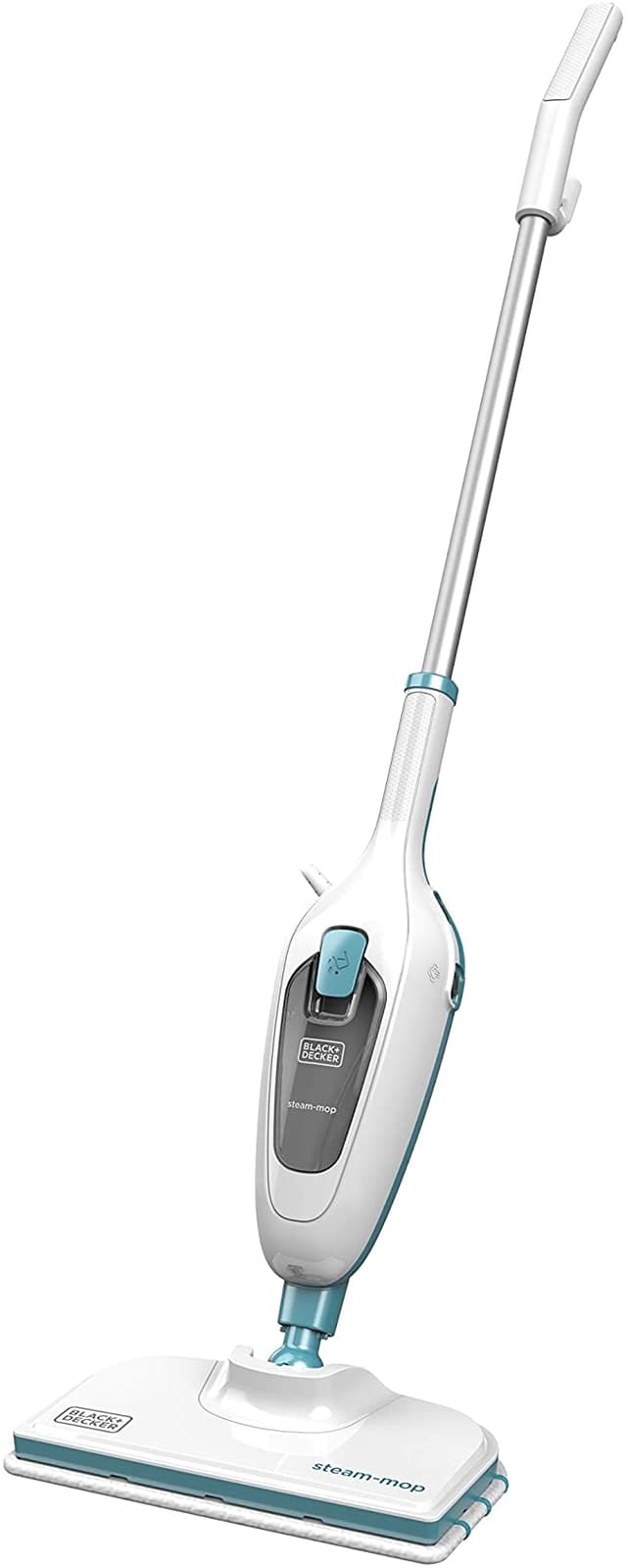 مكنسة كهربائية بالبخار 1300 واط Black+Decker  Steam Mop with Superheated Steam Swivel Head and Microfibre