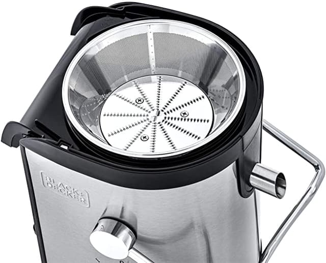 عصارة 800 واط Black+Decker Stainles Steel XL Juicer Extractor with Juice Collector