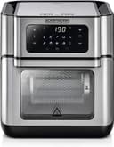 BLACK&DECKER Black+Decker Digital Air Fryer Oven 12L Silver  AOF100 B5 2 Year Warranty