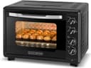 فرن كهربائي زجاجي وتوستر للتحميص 55 لتر بلاك اند ديكر BLACK+DECKER 55 L Glass Electric Oven And Toaster For Roasting