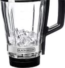BLACK&amp;DECKER Black+Decker 700W High Speed Premium Blender with Glass Jar Black/Silver  BX650G B5 2 Years Warranty