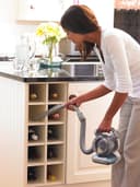 BLACK&amp;DECKER Black+Decker 14.4V 1.5Ah Li Ion Flexi Auto Dustbuster Handheld Cordless Vacuum with Pet Tool for Home & Car Blue/Grey  PD1420LP GB 2 Years Warranty