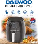 مقلاة كهربائية 1500 واط Daewoo 4 Liter Digital Air Fryer with Rapid Air Circulation Technology - SW1hZ2U6MTY4MDI5