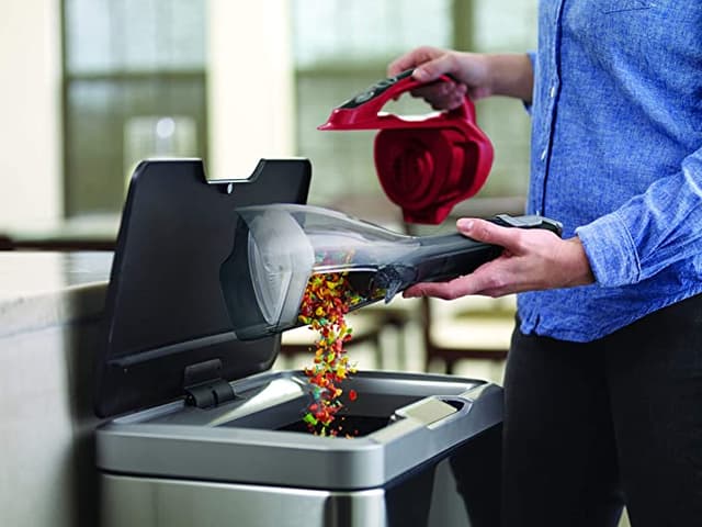 BLACK&DECKER BLACK+DECKER 10.8V 1.5Ah Li Ion 500ml Cordless Dustbuster Handheld Vacuum with Integrated Brush Tool & Jack Plug Charger for Home & Car Red/Grey  DVA315J B5 2 Years Warranty