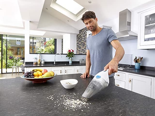 BLACK&amp;DECKER BLACK+DECKER 3.6V Li ion Handheld Vacuum Dustbuster Grey/White  NVC115JL B6