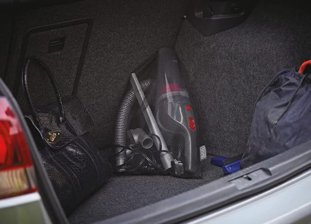 BLACK&DECKER Black+Decker 12V DC Auto Dustbuster Handheld Car Vacuum with 6 Pieces Accessories for Car Red/Grey  NV1210AV 2 Years Warranty