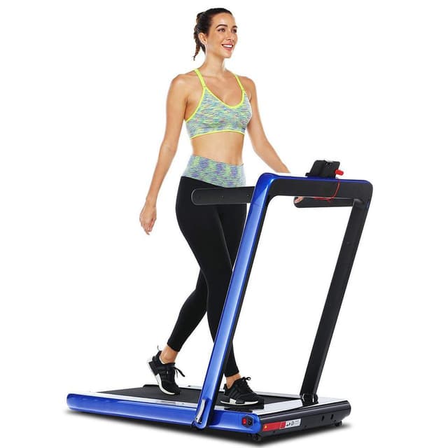 مشاية رياضية كهربائية - جهاز الجري القابل للطي Marshal Walking Pad Treadmill - أزرق