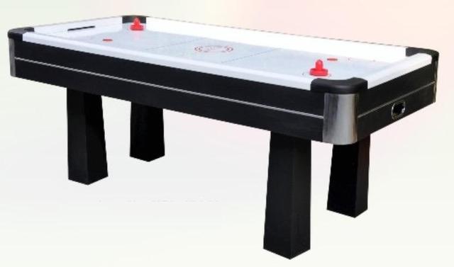 طاولة هوكي بمحرك 220 فولت خشبية مارشال Marshal Wooden 220 Volt Motor Air Hockey Game Table