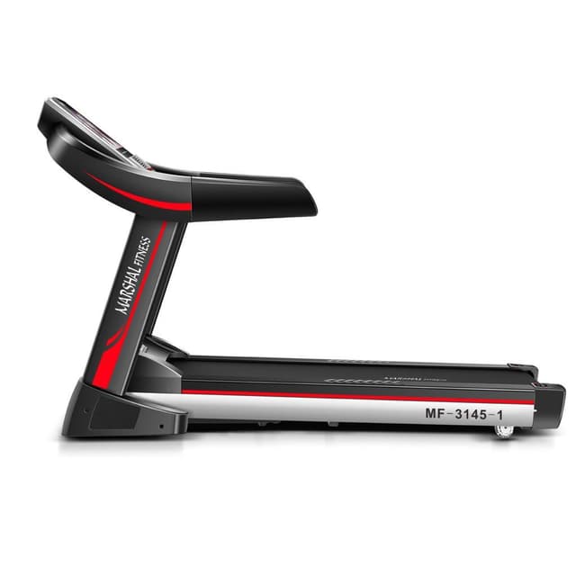 Marshal Fitness one way 4 5hp dc motorized treadmill with 7 lcd user weight 140kgs
