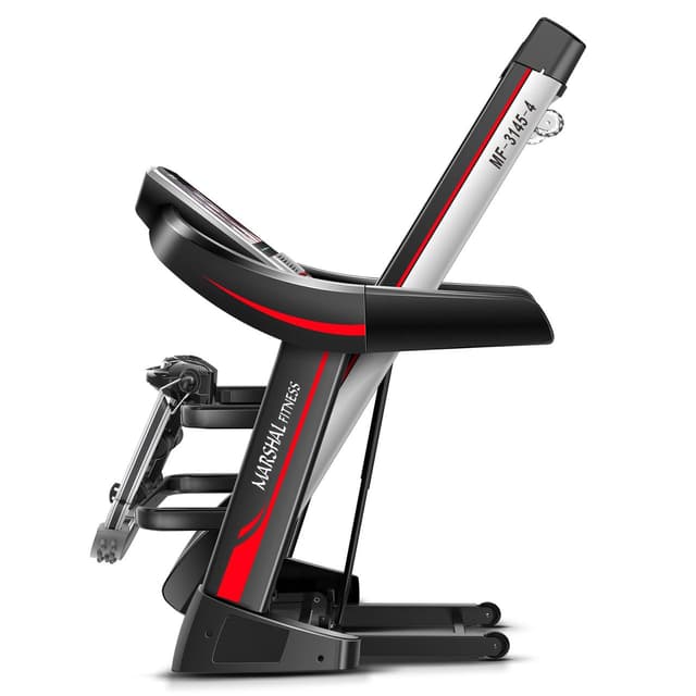 Marshal Fitness 4 way dc motorized treadmill with 7 lcd screen