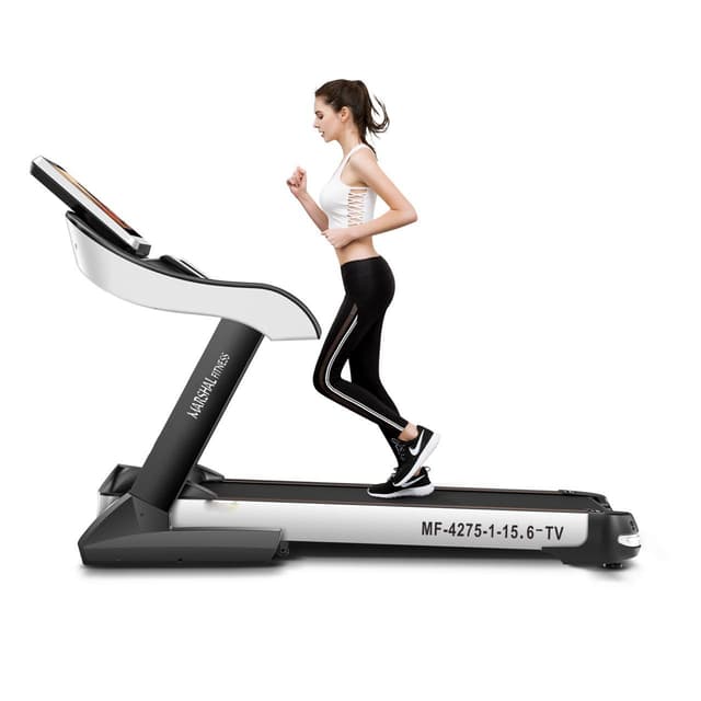 جهاز المشي   DC Motorized Treadmill 6.0 HP with 15.6" TFT TV Android System