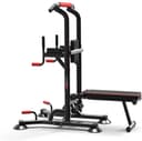 جهاز جيم منزلي متكامل متعدد الاستعمالات قابل للتعديل أسود مارشال فتنس Marshal Fitness Black Adjustable Multifunctional Body Exercise Power Tower