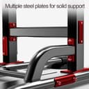 جهاز جيم منزلي متكامل متعدد الاستعمالات قابل للتعديل أسود مارشال فتنس Marshal Fitness Black Adjustable Multifunctional Body Exercise Power Tower