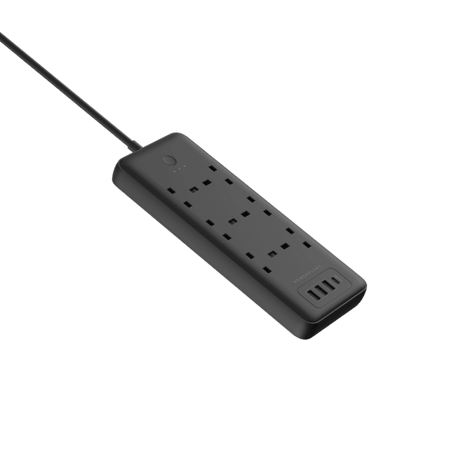 موزع كهرباء ذكي يمكن التحكم به عن بعد Powerology 6 AC 3 USB & USB-C PD 30W