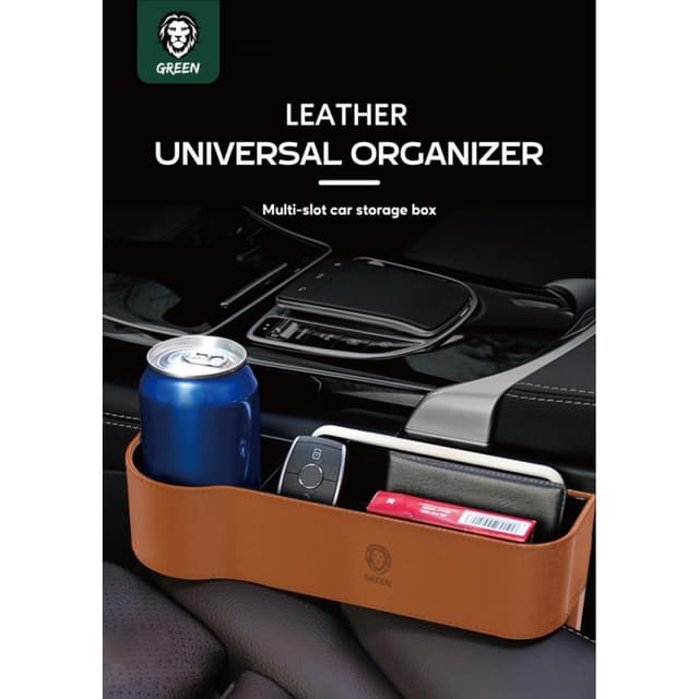 منظم أغراض السيارة   Green Universal Car Seats Organizer