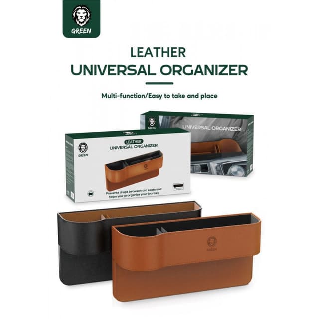 منظم أغراض السيارة   Green Universal Car Seats Organizer