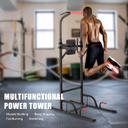 منصة لتمارين بول اب مقابض مانعة للانزلاق مارشال فتنس Marshal Fitness Non-slip handles Power Tower Chin Up Bar Push Pull Up Knee Raise - 80125