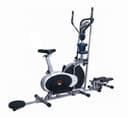 Marshal Fitness 5 in 1 multifunction elliptical cross trainer orbitrac with seat dumbbell twister stepper for home use bxz 32gst