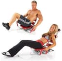 marshal fitness ab rocket twister abdominal trainer red