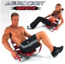 marshal fitness ab rocket twister abdominal trainer red