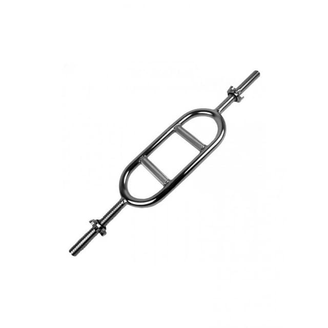 Marshal Fitness chrome triceps bar 30mm