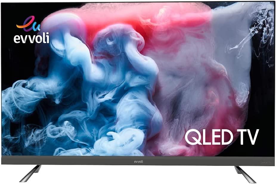 evvoli 65 inch 4K QLED Android Smart Tv With Bulit in Evvo Sound bar 65EV350QA Black