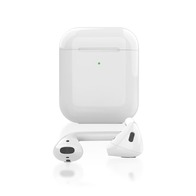 سماعات بلوتوث لاسلكية تعمل باللمس أبيض جرين ليون Green Lion White Touch ٍScreen True Wireless Earbuds - 262868