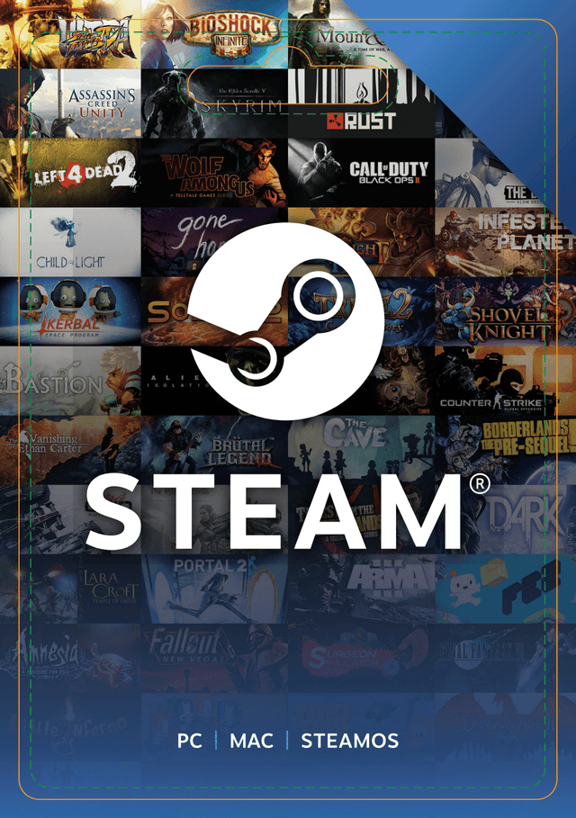 بطاقة ستيم Steam فئة AED 50
