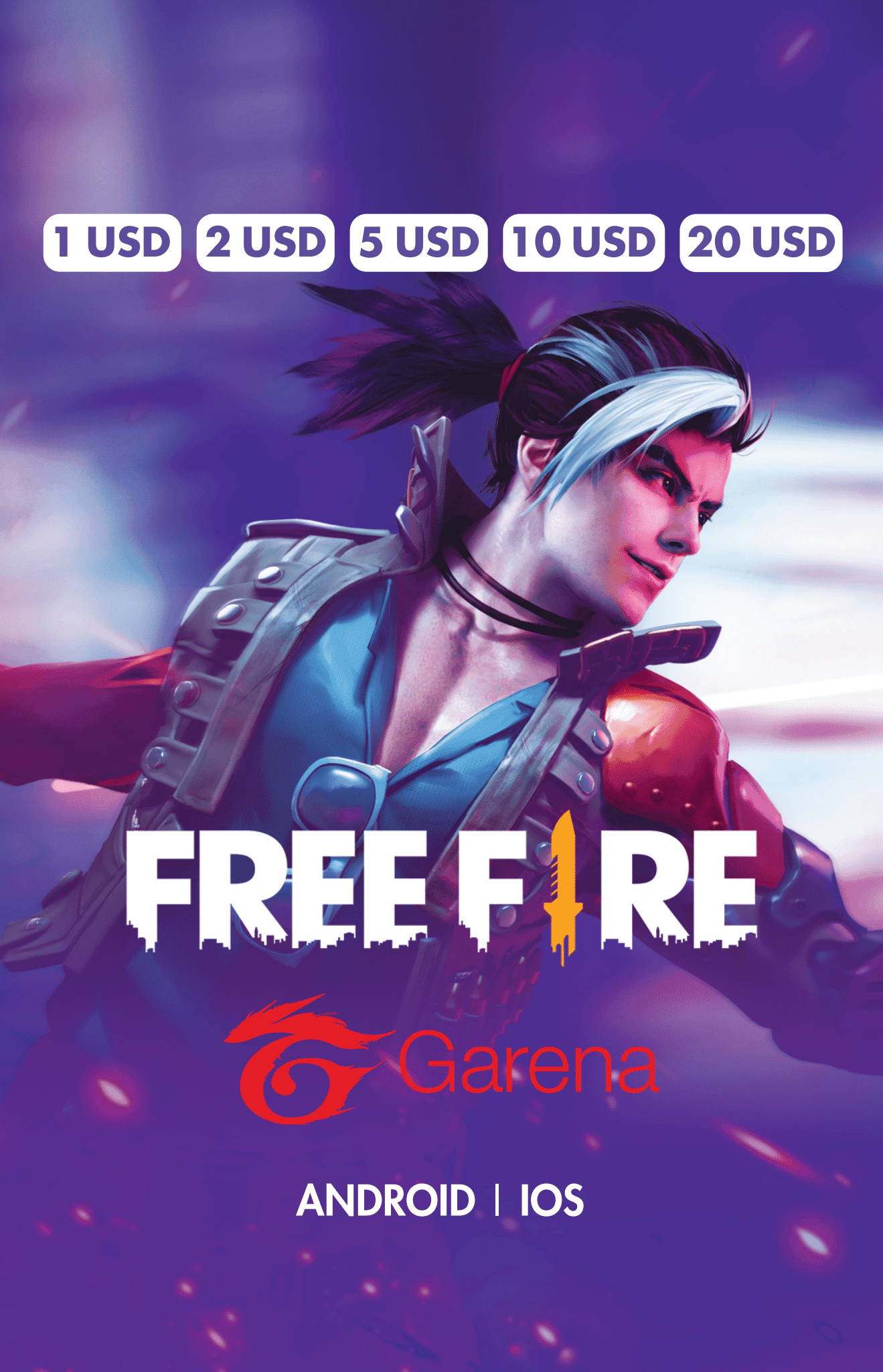 Free Fire FreeFire $ 20 (2,200 + 220 Diamonds)