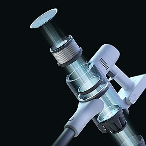 Xiaomi Dreame T10 Cordless Vacuum Cleaner with 60 mins Duration Time, 20Kpa Powerful Suction Vacuum Cleaner, 8-Layer Noise Reduction Handheld Vacuum for Home Hard Floor Pet Hair