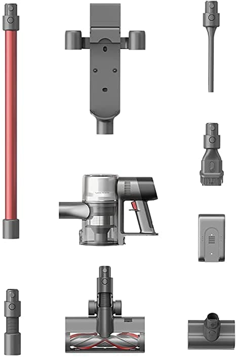 Xiaomi Dreame T20 Cordless Vacuum Cleaner with All-in one HD Screen, 70 mins Runtime Lightweight Stick, 25Kpa Powerful Suction Cordless Stick Vacuum for Carpet, Hard Floor, Car, and Pet (One Battery)