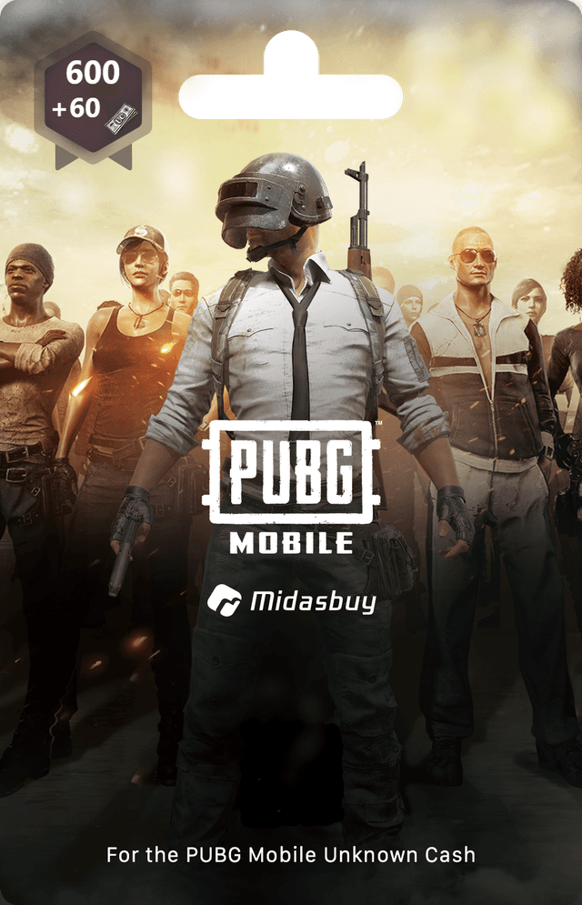 بطاقة شحن شدات ببجي PUBG (600 + 60 UC)