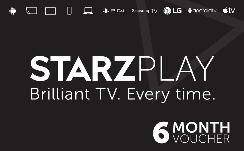اشتراك ستارز بلاي Starzplay (6 أشهر)
