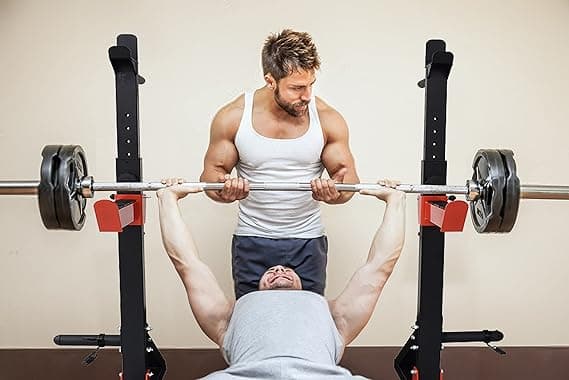 جهاز تمارين القرفصاء شديد التحمل قابل للتعديل ستانلس ستيل سكاي لاند  SkyLand Stainless Steel Heavy Duty And High-Quality Squat Rack