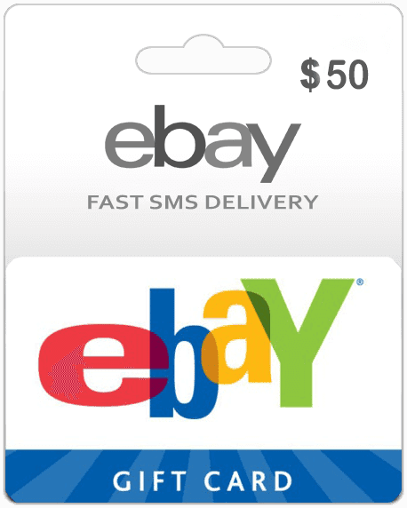 بطاقة هدايا eBay فئة 50 $ (ستور أمريكي)