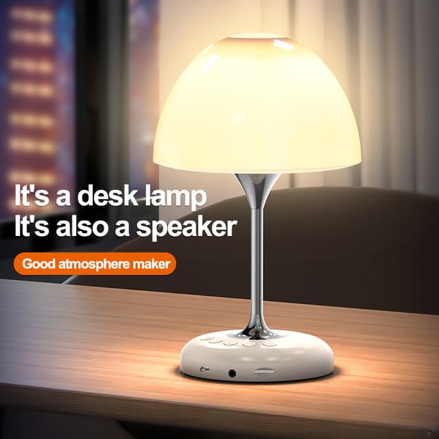مصباح الطاولة مع سبيكر Music Wireless Speaker Atmosphere Light