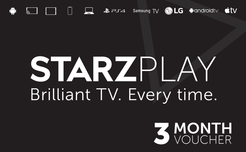 اشتراك ستارز بلاي Starzplay (3 أشهر)