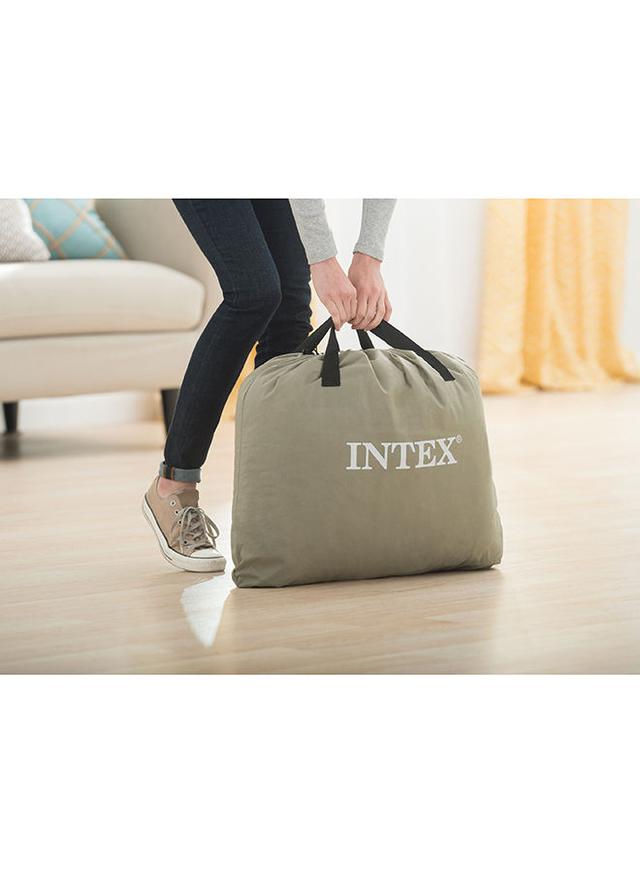 INTEX Dura Beam Series Deluxe Pillow Rest Raised Bed Multicolour Twin