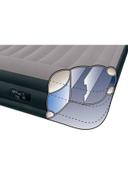 INTEX Dura Beam Standard Deluxe Pillow Rest Airbed With Fiber Technology Multicolour Queen