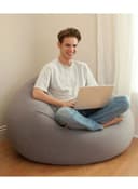 INTEX Beanless Bag Inflatable Chair Grey 45x45x28inch