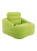 كرسي قابل للنفخ أخضر 97x 107x 71سم | Intex Inflatable Multifunctional Chairs Green