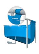 مسبح مستطيل الشكل بأبعاد 220x150x60 سم | Intex Rectangular Swimming Pool