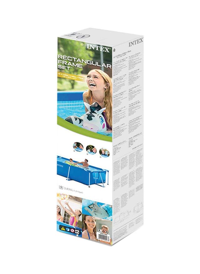 مسبح مستطيل الشكل بأبعاد 220x150x60 سم | Intex Rectangular Swimming Pool