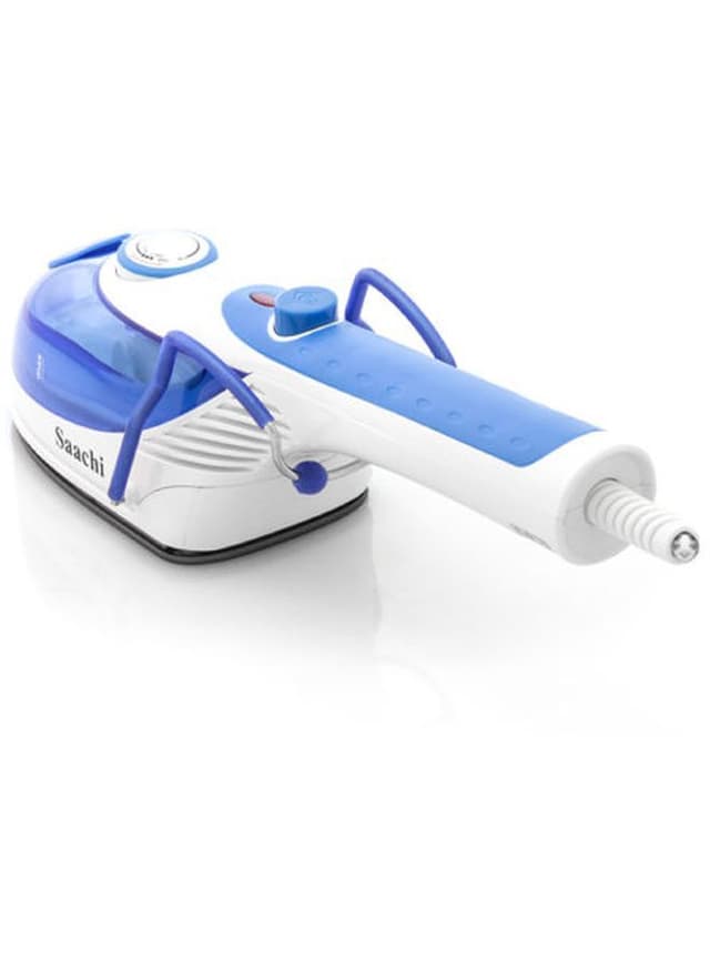 Saachi Handheld Steam Iron 1000W 1000 W NL IR 387 BL White/Blue Jomla.ae