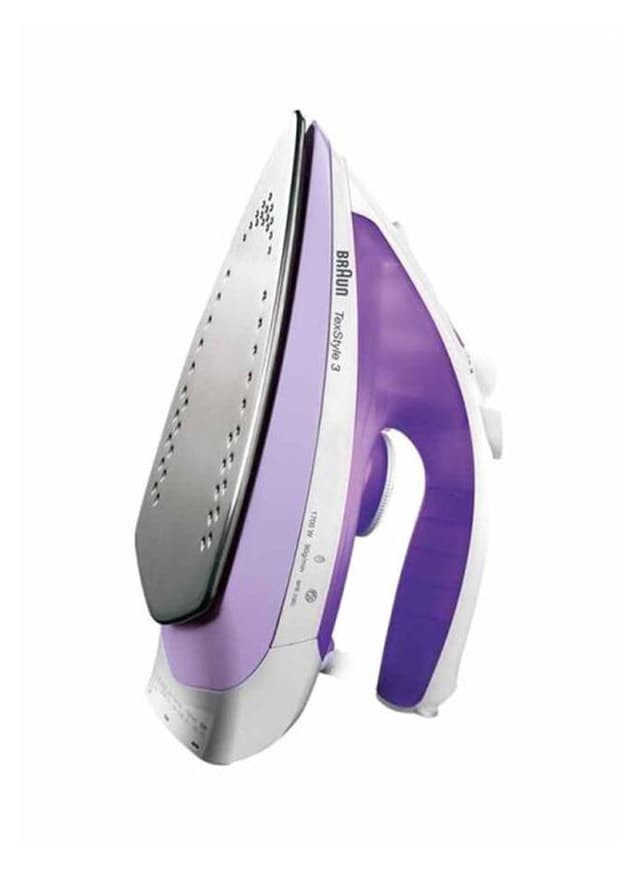 مكواة بخار كهربائية ( 1700W ) - نهدي BRAUN - TexStyle 3 Steam Iron  TS 320 Violet